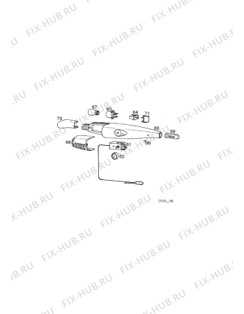 Взрыв-схема холодильника Zanussi ZT154R - Схема узла Electrical equipment 268